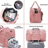 Travel Duffel Bag with Shoes Compartment Sports Gym Bag with Dry Wet Separated Pocket, Overnight Bag Weekender Bag Training Handbag Yoga Bag - 4 of 4