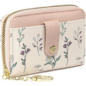 Clotth Womens Wallet - Vegan Leather Coin Purse for Wallet,Lightweight & Easy to Use Zipper Wallet with Keyring for Daily Outings - 1 of 4