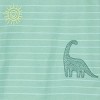 Carter's Just One You® Baby Boys' Striped Scenic Dino Romper - Green - 3 of 3