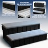 Confer Plastics Leisure Accents Durable Multi-Functional Outdoor Spa and Hot Tub Storage Step with Removable Compartment - 4 of 4