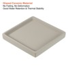 Unique Bargains Indoor Ceramic Square Plant Pot Saucers Tray 2 Pcs - 3 of 4