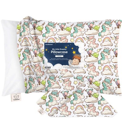 KeaBabies Toddler Pillowcase for 13X18 Pillow, Organic Toddler Pillow Case, Travel Pillow Case Cover