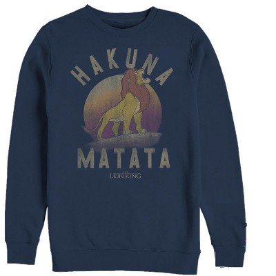 Men's Lion King Simba Hakuna Matata Sweatshirt