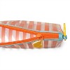 2 Color Striped Pouch - Coral/Pink - Silicone Pull - 3 of 3