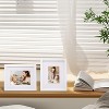 Attop 8x10 Picture Frames Set of 4, Made of Solid Wood Covered by Plexiglass 4x6 and 5x7 with Mat or 8x10 without Mat White - 3 of 4
