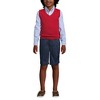 Lands' End School Uniform Kids Cotton Modal Fine Gauge Sweater Vest - image 3 of 3