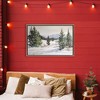Stupell Industries Winter Forest Frosty Hills Floating Frame Canvas Art - 3 of 4