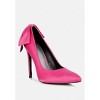 Hornet High Heeled Satin Pump Sandals Women - 3 of 4