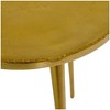 Mid-Century Modern Metal Accent Table - Olivia & May - 3 of 4