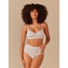 Women MeUndies UltraModal™ FeelFree Ruched Bralette | Fiery Coral - 2 of 4