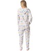 Gilmore Girls Womens' Luke's Diner Stars Hollow Sleep Lounge Union Suit White - 3 of 4