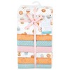 Little Treasure Hudson Baby Girls Cotton Poly Flannel Receiving Blankets 7Pk Multipack - 2 of 2