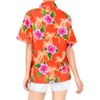HAPPY BAY Button Down Shirt Casual Summer Beach Party Short Sleeve Vacation Tops Blouse Shirt V Neck Colorful Hawaiian Shirts - 2 of 4