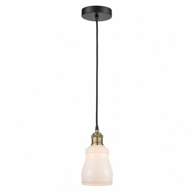 Ellery - 1 Light Cord Hung Mini Pendant In Nautiical Style-9.75 Inches Tall and 4.5 Inches Wide