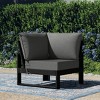 WestinTrends Montara Outdoor HDPE Sectional Corner Sofa Seat with Water-Proof Cushions - 2 of 4