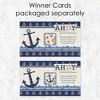 Big Dot of Happiness Ahoy Nautical - Baby Shower or Birthday Party Game Scratch Off Cards - 22 Count - 3 of 4