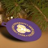 West Chester University Primary Logo Aluminum Holiday Christmas Tree Ornament - 4 of 4