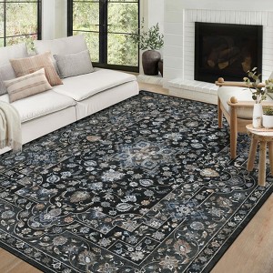 Garvee Washable Area Rug Vintage Neutral Stain Resistant Runner Soft Non Slip Large Floor Carpet for Living Room Bedroom Kitchen Home Office Indoor - 1 of 4