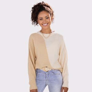 Women's Color Block Sweater - LASCANA - 1 of 4