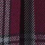 burgundy/gray plaid