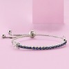 Ross-Simons 2.05 ct. t.w. Sapphire Bolo Bracelet With White Zircon Accents in Sterling Silver Size - 4 of 4