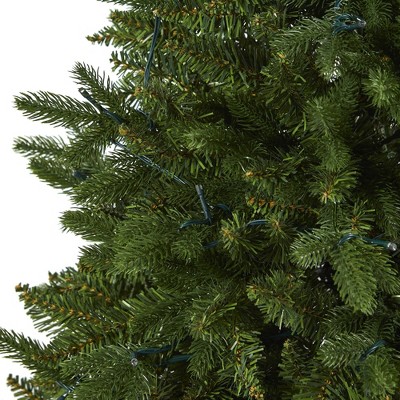 5-Foot New Hampshire Fir Artificial Christmas Tree with LED Lights
