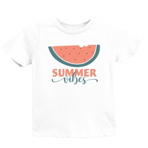 The Juniper Shop Boho Summer Vibes Watermelon Youth Short Sleeve Tee - 1 of 4