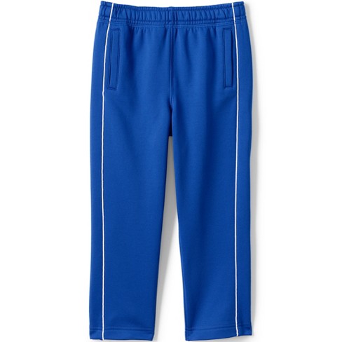 Lands' End School Uniform Kids Active Track Pants - Large - Cobalt