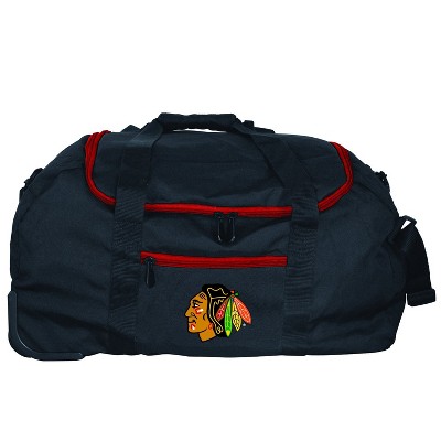 Mojo NHL 21" 2-Wheel Wheeled Duffel Bags Chicago Blackhawks