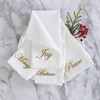 Elrene Holiday Sentiments Napkins, Set of 4 - 17" x 17" - Elrene Home Fashions - 2 of 3