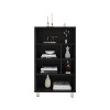 NicBex Bookcases for Living Room Modern 47" Tall 3 Tier Storage Cabinet Bookshelf Compact Design Ladder Bookcase for Small Spaces Office Home - 3 of 4