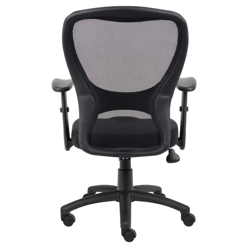 Mesh Task Chair with Adjustable Arms Black - Boss Office Products, 5 of 7
