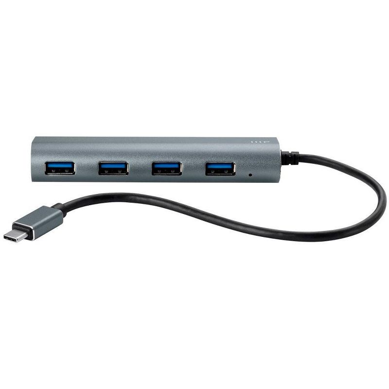 Monoprice 4 Port USB-C Hub - Aluminum, SuperSpeed Transfer Rates, Compatible With Apple MacBook, Google Chromebook & More, 3 of 7