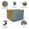 Covers&All Curved Outdoor Couch Cover, 1000D Waterproof, UV-Resistant Patio Furniture Cover - 4 of 4