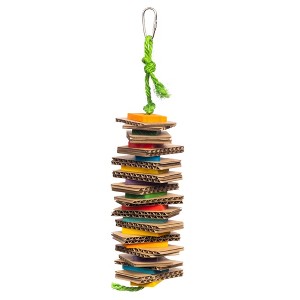 Prevue Pet Products Playfuls Physical & Mental Shredding Stack Bird Toy 60247. - 1 of 2