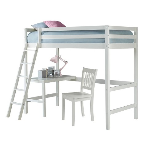 Twin Study Loft Bunk Bed 2022