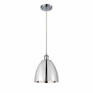 Metal Bristol - 1 Light Mini Pendant In Industrial Style-12.88 Inches Tall and 9 Inches Wide - 1 of 1