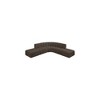 Meridian Furniture,Arc Brown Boucle Fabric Modular Sofa - 4 of 4