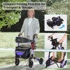 KTMBDW Foldable Rollator Walkers with Seat for Seniors, Adjustable Height, Lightweight Rolling Walker - 2 of 4