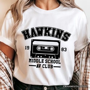 Hawkins Middle School AV Club T-Shirt, Funny Gift for Daughter and Son | OrnamentallyYou - 1 of 4