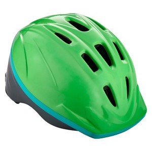 Schwinn Classic Two Tone Cycling Toddler Boys' Bike Helmet - Green Gray - 1 of 4