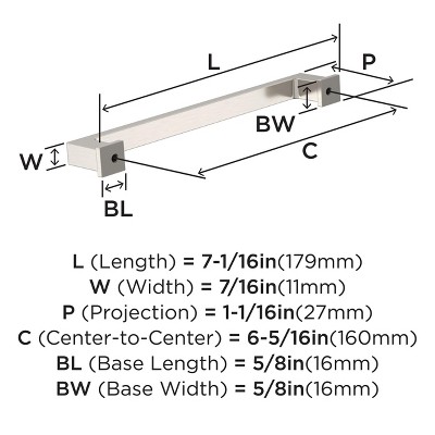 Satin Nickel Brushed Cabinet Pulls with Mounting Hardware