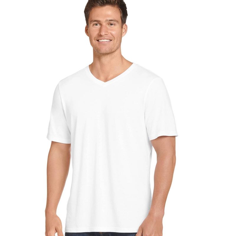 Jockey Men's Made in America 100% Supima Cotton V-Neck T-Shirt, 1 of 5