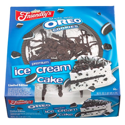 Friendly S Oreo Cookies Premium Ice Cream Cake 60 Fl Oz Target