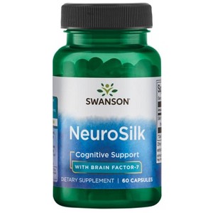 Swanson Neurosilk Silk Fibroin 200 mg 60 Caps. - 1 of 2