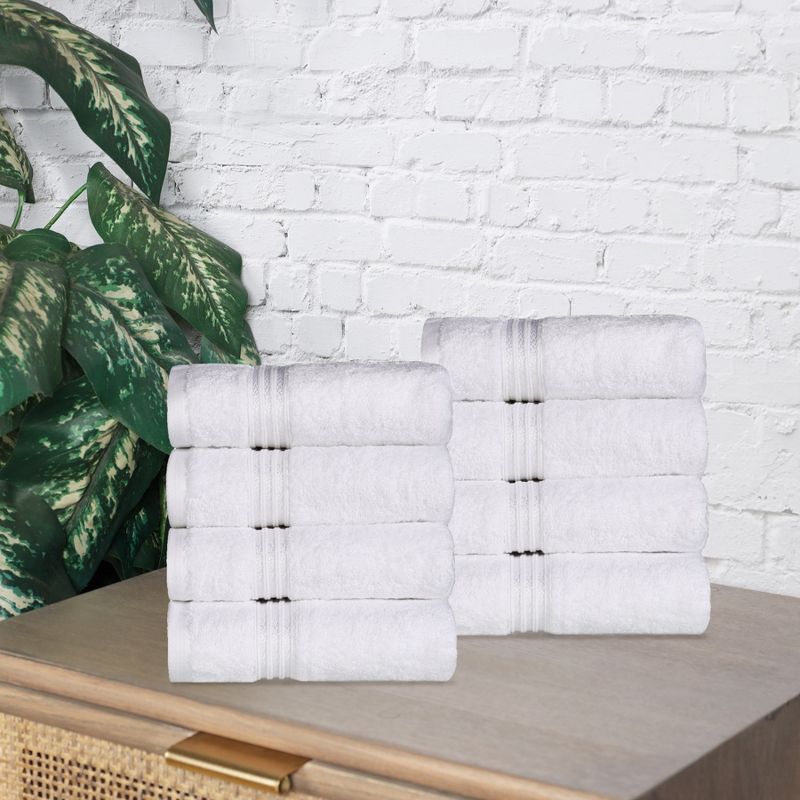 Premium Cotton Heavyweight Plush Highly-Absorbent Luxury Towel Set by Blue Nile Mills, 3 of 8