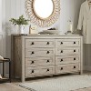 Dresser for Bedroom, Farmhouse Wood Rustic Wide Chest of Drawers, Storage Dressers Organizer for Bedroom, Living Room, Hallway - 4 of 4