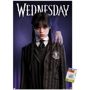 Trends International Wednesday - Wednesday and Thing Unframed Wall Poster Prints - 1 of 4