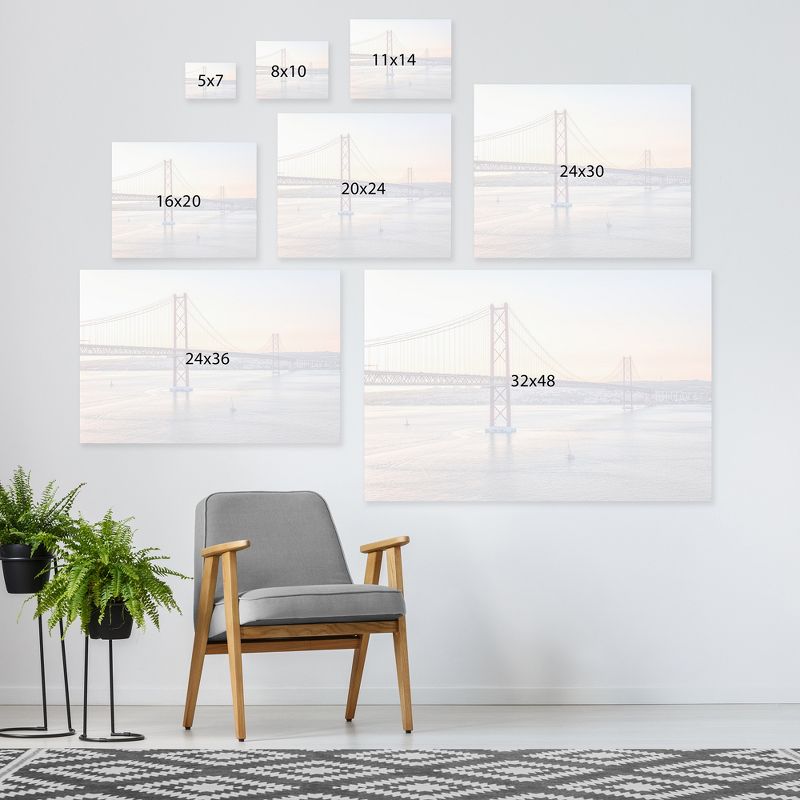 Americanflat Modern Wall Art Room Decor - Abril Bridge by Manjik Pictures, 4 of 7