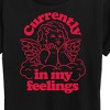 Women's - Instant Message - Valentine's Day Cupid In My Feelings Short Sleeve Graphic T-Shirt - 2 of 4